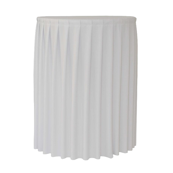 Pleated Tablecloth for Cocktail Table