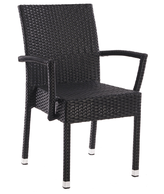 Baštenska stolica Economy crno pletivo - 3447